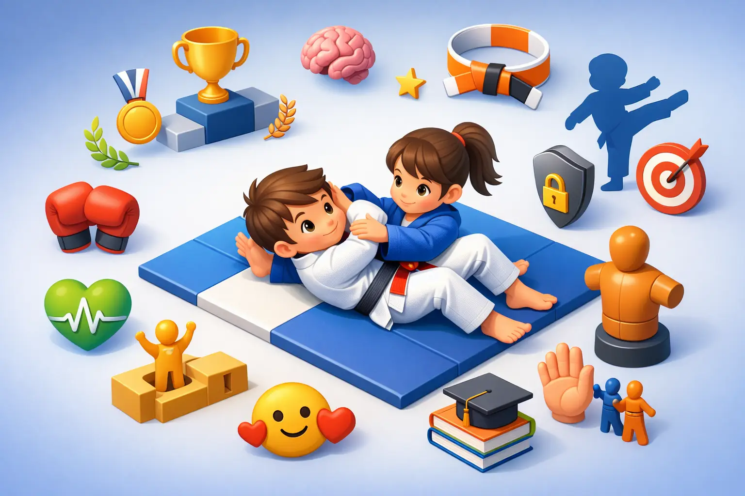 10 Top Benefits of Kids Jiu Jitsu