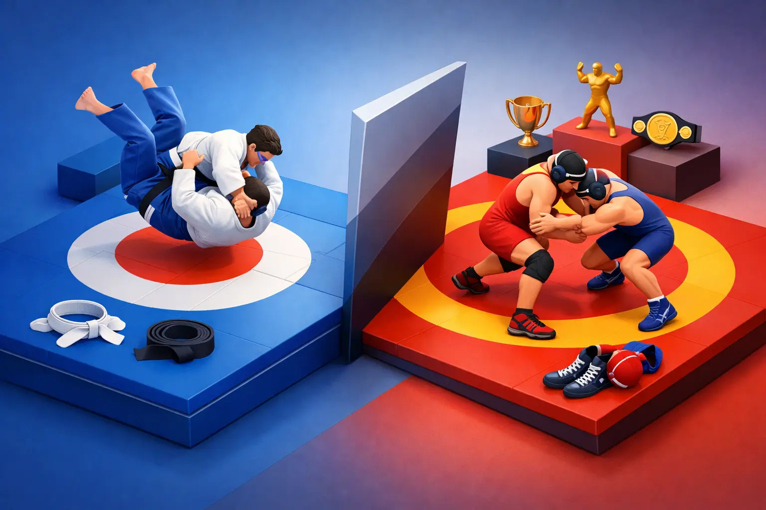 Judo vs Wrestling: Which Should You Train?