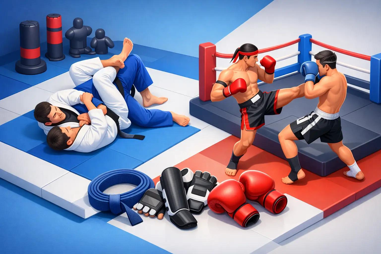 Benefits of Training BJJ and Muay Thai Together