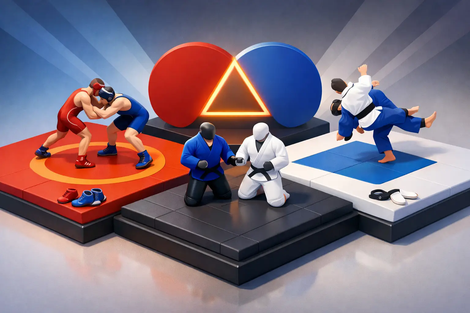 Wrestling Versus Judo for BJJ Athletes Compared