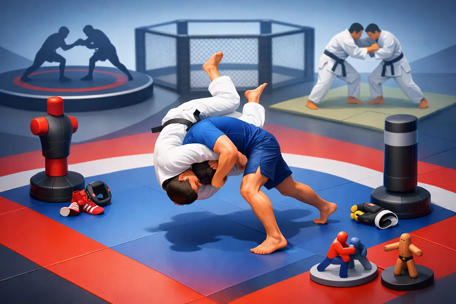 Best Takedown Arts for Grappling Improvement