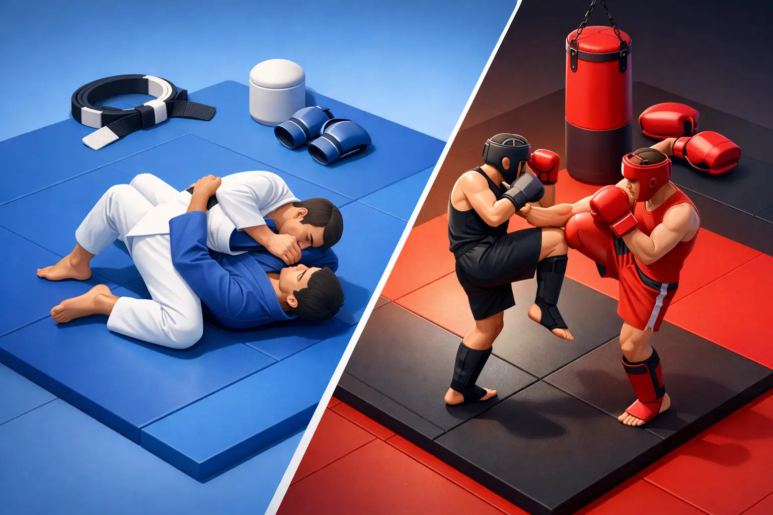BJJ or Kickboxing for Beginners - Choose Well